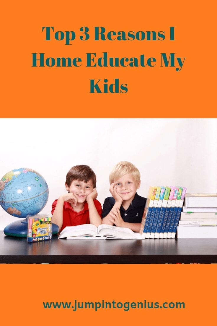 Top 3 Reasons I Home Educate My Kids, Marla Szwast, Jump Into Genius, Homeschool